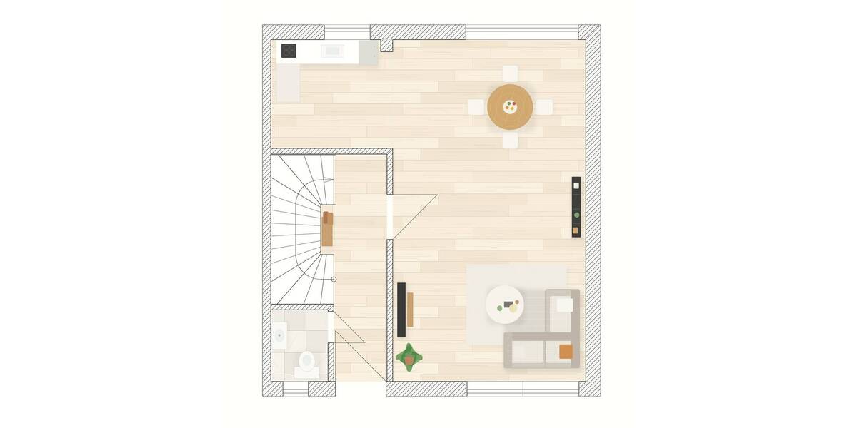 Reihenmittelhaus Wesel Flüren - 3 Zimmer, 82 m&sup2;, 389.000&euro; | Angebot:26318939