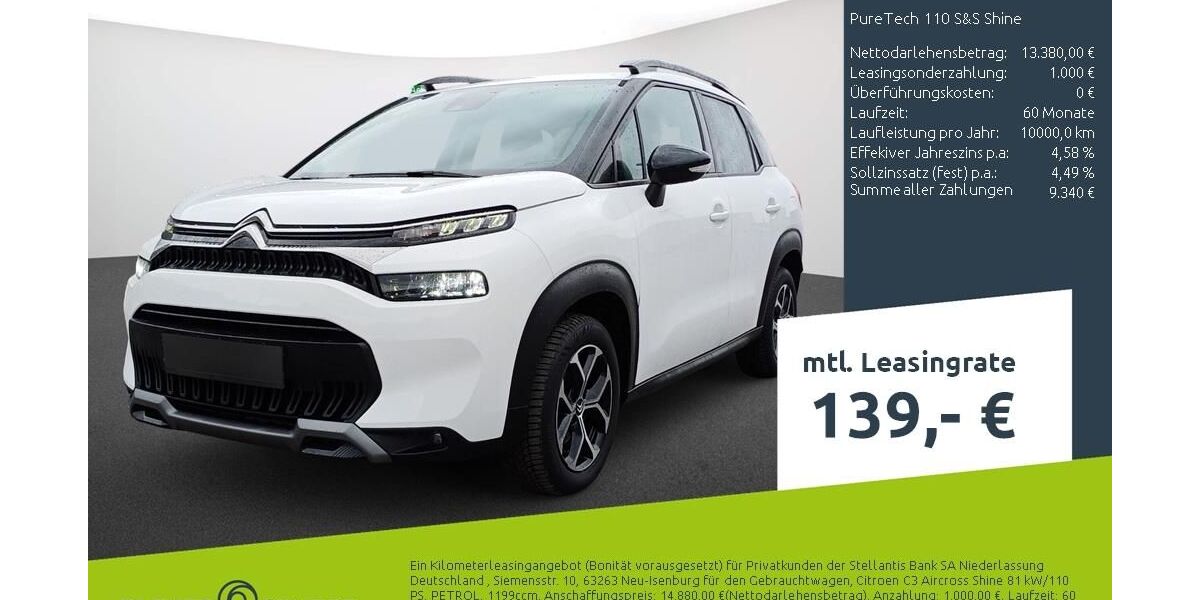 Citroen C3 Aircross 12.987 km 13.260 &euro; Borken 46325