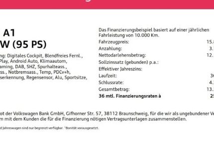 Audi A1 57.691 km 15.880 &euro; Essen 45143