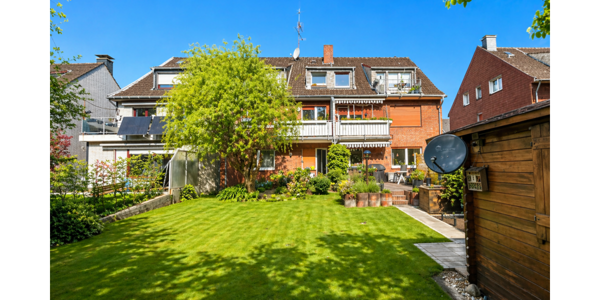 Etagenwohnung Oberhausen Schmachtendorf - 3 Zimmer, 74 m&sup2;, 595&euro; | Angebot:26319148