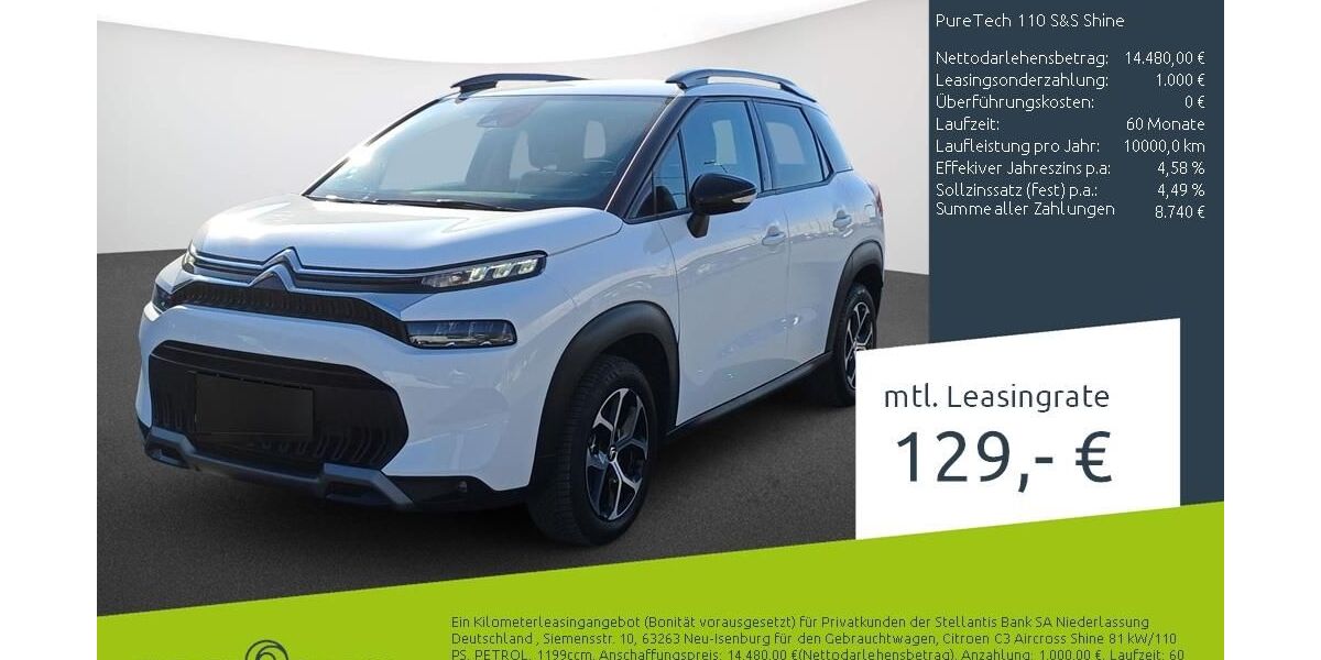 Citroen C3 Aircross 17.756 km 14.949 &euro; Borken 46325