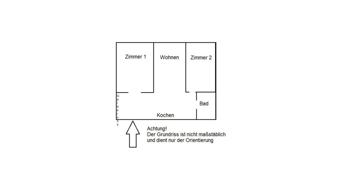 Etagenwohnung Bochum Bochum-Mitte - 3 Zimmer, 45 m&sup2;, 499&euro; | Angebot:25871315