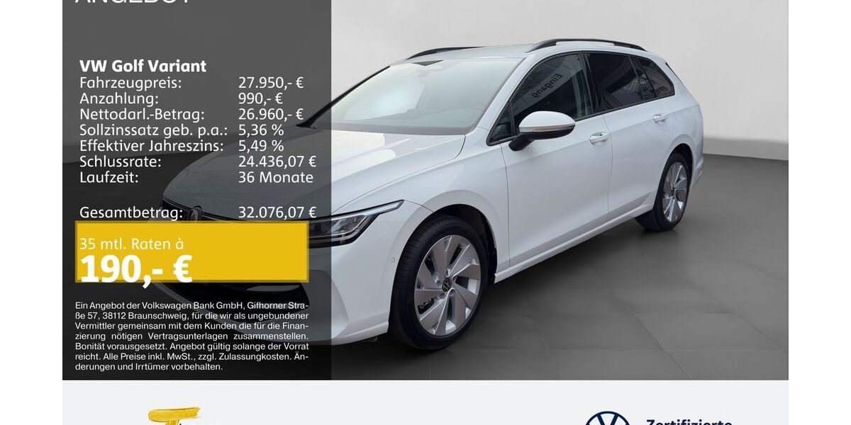 VW Golf 4.999 km 26.990 &euro; Gelsenkirchen 45888