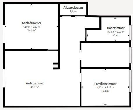 Dachgeschoßwohnung Dinslaken Lohberg - 3.5 Zimmer, 88 m&sup2;, 650&euro; | Angebot:26262456