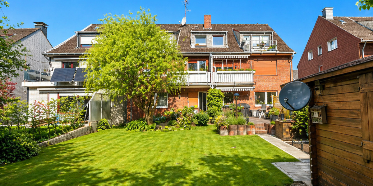 Etagenwohnung Oberhausen Schmachtendorf - 3 Zimmer, 74 m&sup2;, 595&euro; | Angebot:26310349