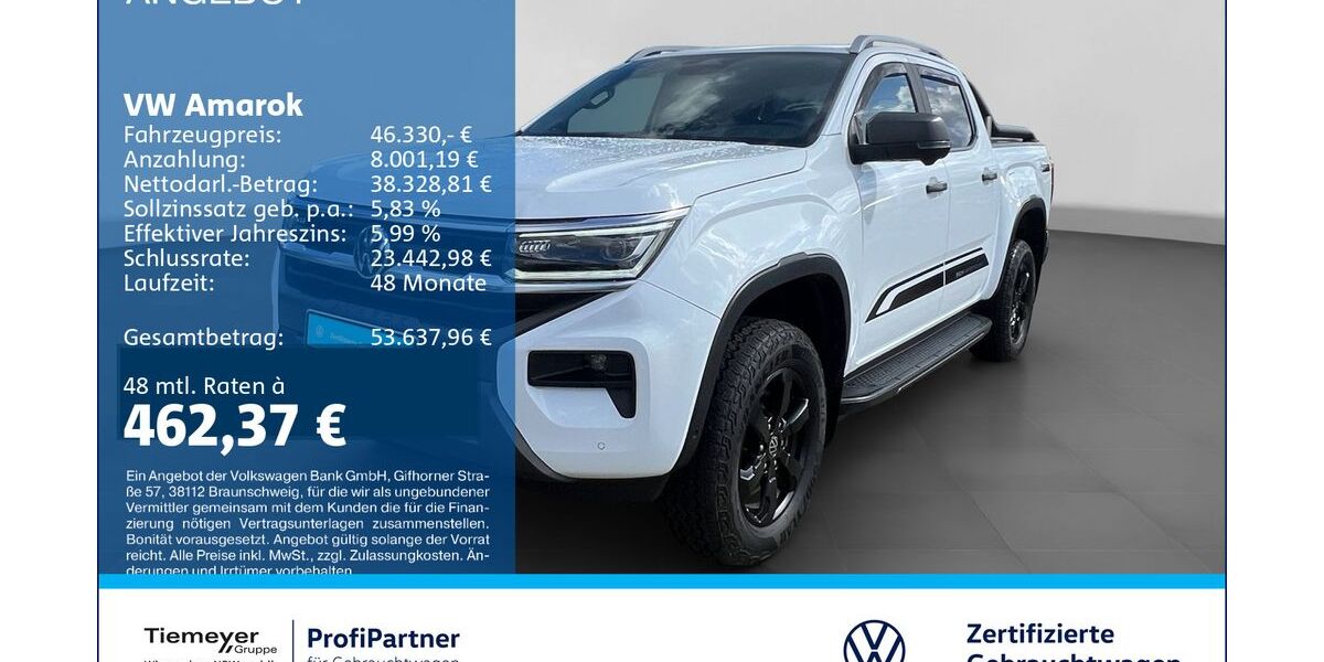 VW Amarok 156.115 km 46.330 &euro; Recklinghausen 45663