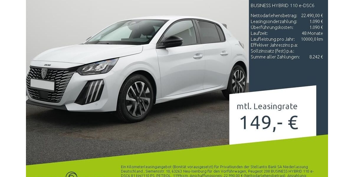Peugeot 208 2.500 km 22.090 &euro; Borken 46325