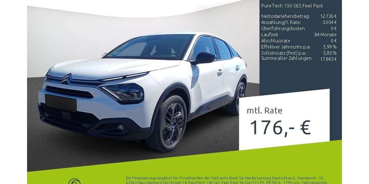 Citroen C4 38.883 km 14.943 &euro; Borken 46325