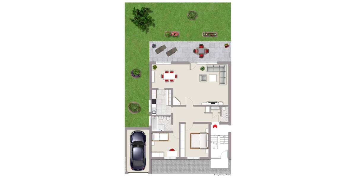 Etagenwohnung Essen Haarzopf - 3 Zimmer, 102 m&sup2;, 349.000&euro; | Angebot:25737038