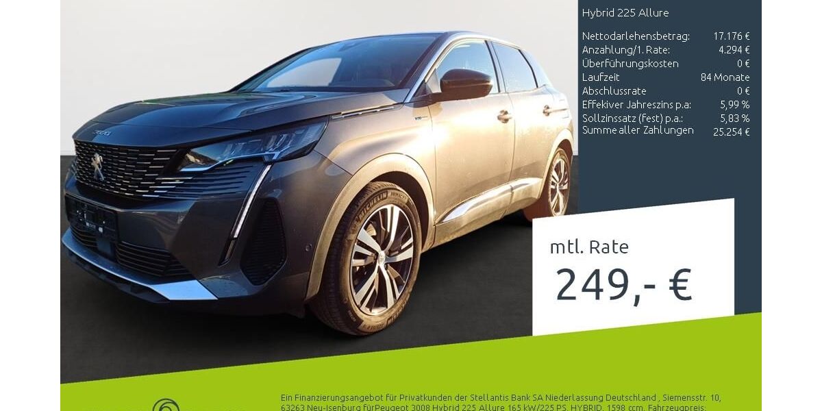 Peugeot 3008 35.508 km 21.160 &euro; Borken 46325