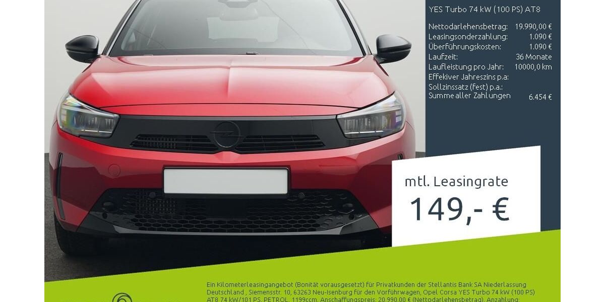 Opel Corsa 3.158 km 18.890 &euro; Dülmen 48249