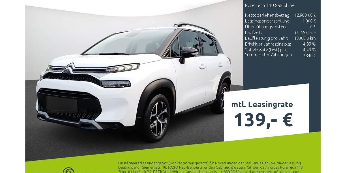 Citroen C3 Aircross 17.168 km 13.789 &euro; Borken 46325
