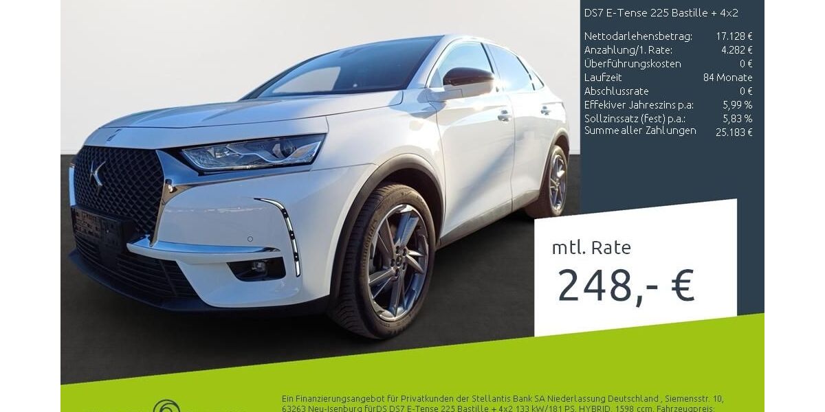 DS Automobiles DS7 (Crossback) 32.291 km 20.500 &euro; Borken 46325