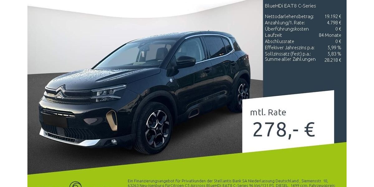 Citroen C5 Aircross 24.571 km 23.989 &euro; Dülmen 48249