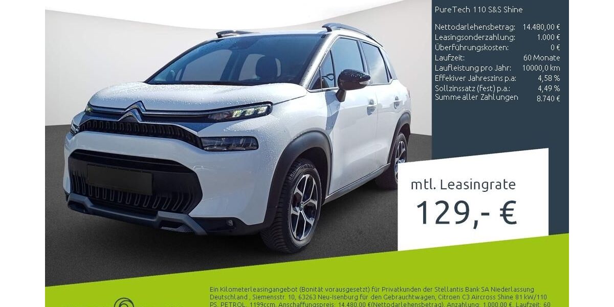 Citroen C3 Aircross 18.297 km 14.999 &euro; Borken 46325