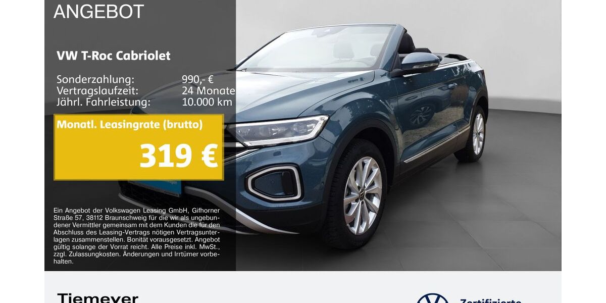 VW T-Roc 3.813 km 28.290 &euro; Bochum 44892