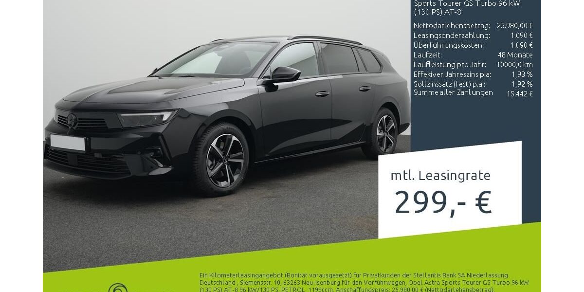 Opel Astra 9.960 km 23.930 &euro; Borken 46325