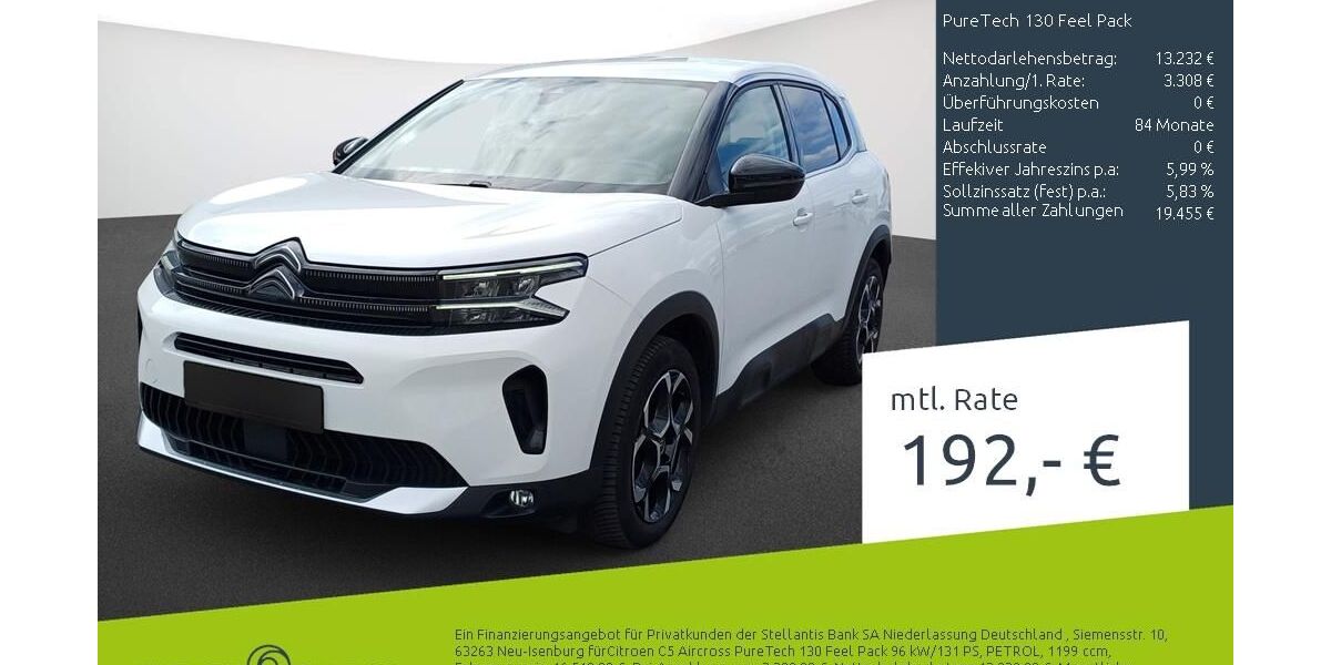 Citroen C5 Aircross 40.213 km 15.889 &euro; Borken 46325