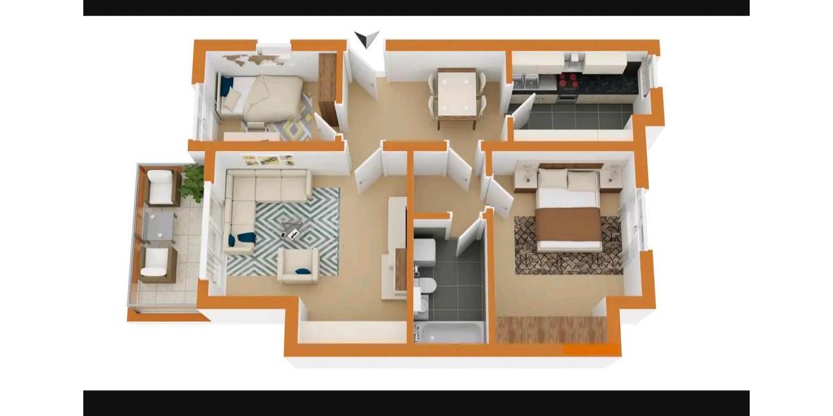 Etagenwohnung Castrop-Rauxel Rauxel - 3.5 Zimmer, 73 m&sup2;, 1.000&euro; | Angebot:26517423