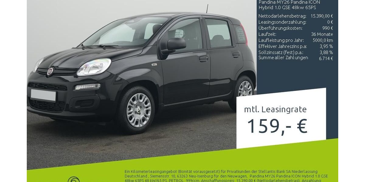 Fiat Panda 4.398 km 14.280 &euro; Borken 46325