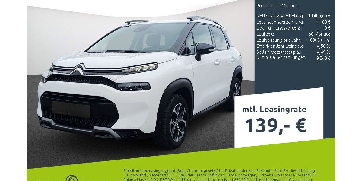 Citroen C3 Aircross 19.825 km 12.140 &euro; Borken 46325