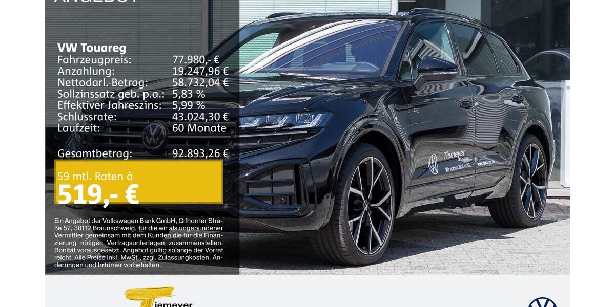 VW Touareg 9.999 km 76.940 &euro; Bochum 44892