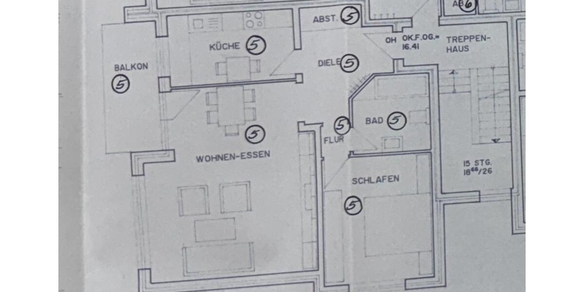 Etagenwohnung Recklinghausen Berghausen - 2.5 Zimmer, 69 m&sup2;, 710&euro; | Angebot:26039353