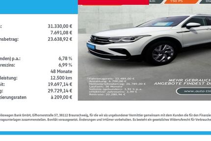 VW Tiguan 34.194 km 30.330 &euro; Borken 46325