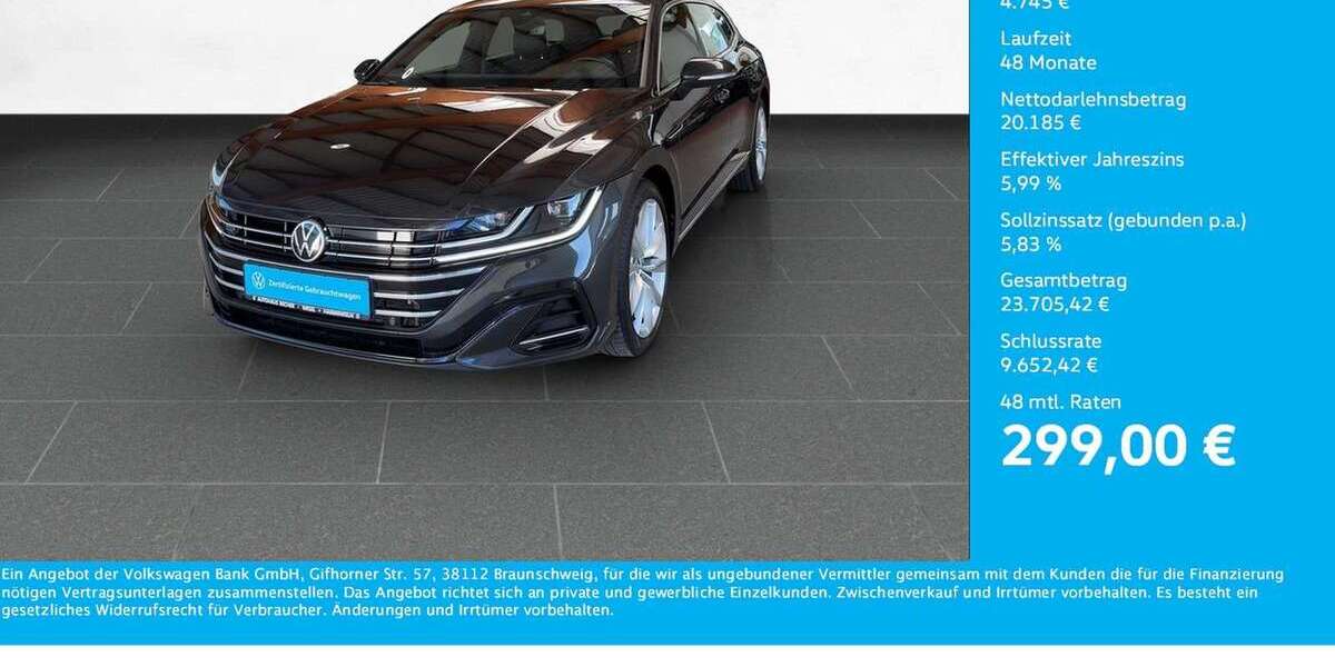 VW Arteon 99.408 km 24.930 &euro; Wesel 46485