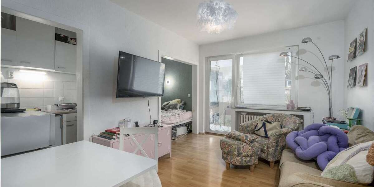 Etagenwohnung Essen Huttrop - 1.5 Zimmer, 31 m&sup2;, 84.000&euro; | Angebot:26061043