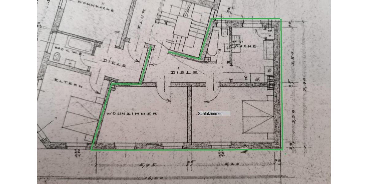 Etagenwohnung Recklinghausen - 2.5 Zimmer, 56 m&sup2;, 550&euro; | Angebot:26149259