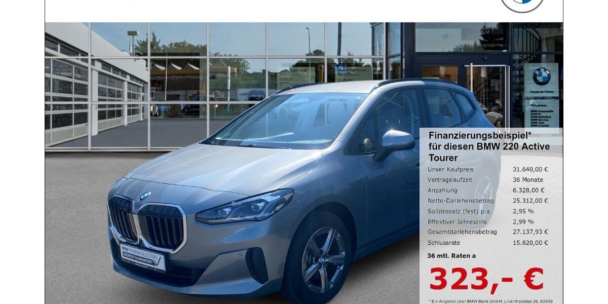 BMW 220 Active Tourer 13.894 km 31.640 &euro; Borken 46325