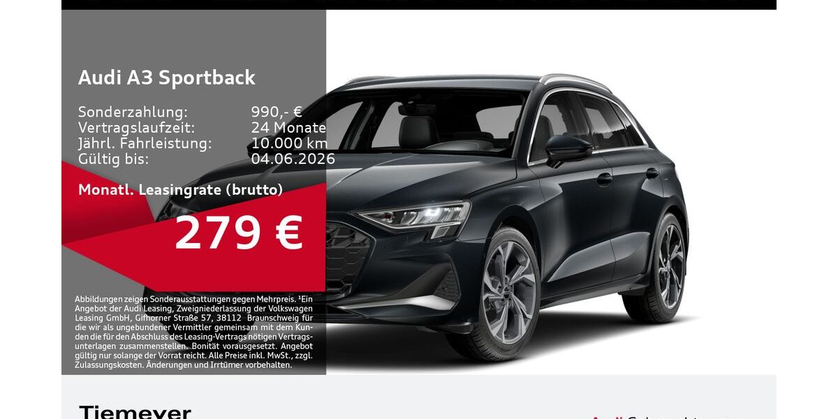 Audi A3 9.178 km 30.970 &euro; Oberhausen 46047