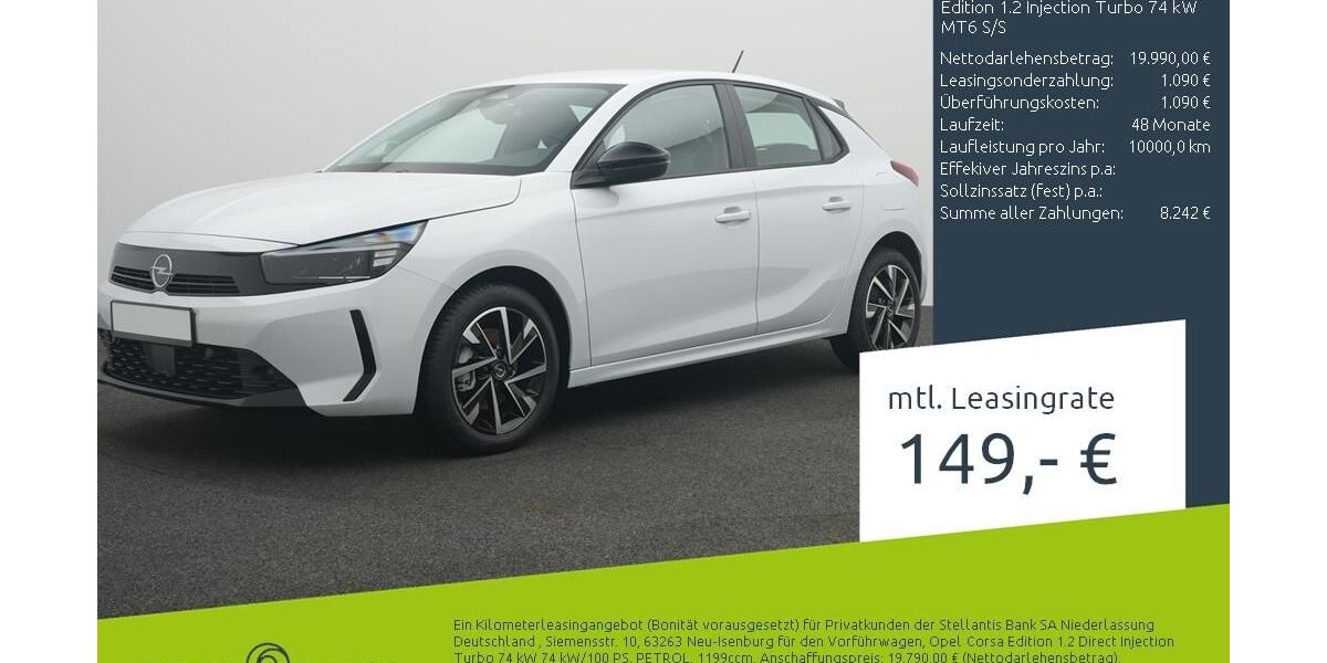 Opel Corsa 1.500 km 18.970 &euro; Borken 46325