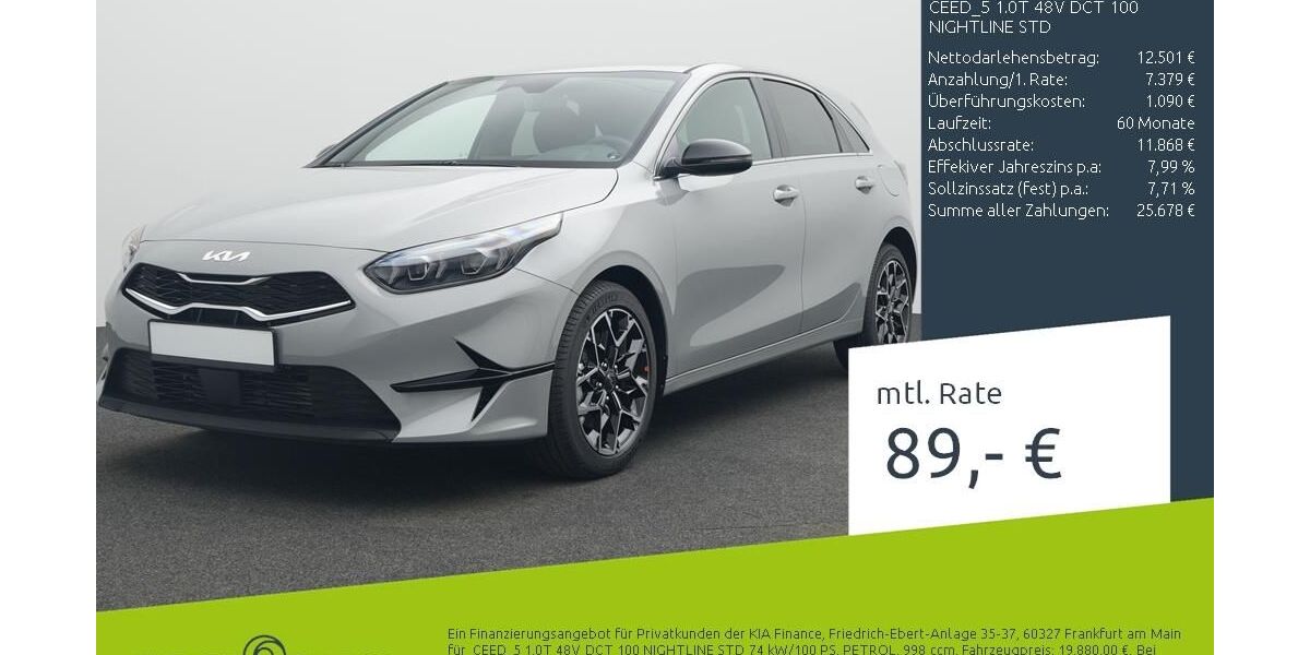 Kia ceed / Ceed 17.900 km 19.280 &euro; Borken 46325