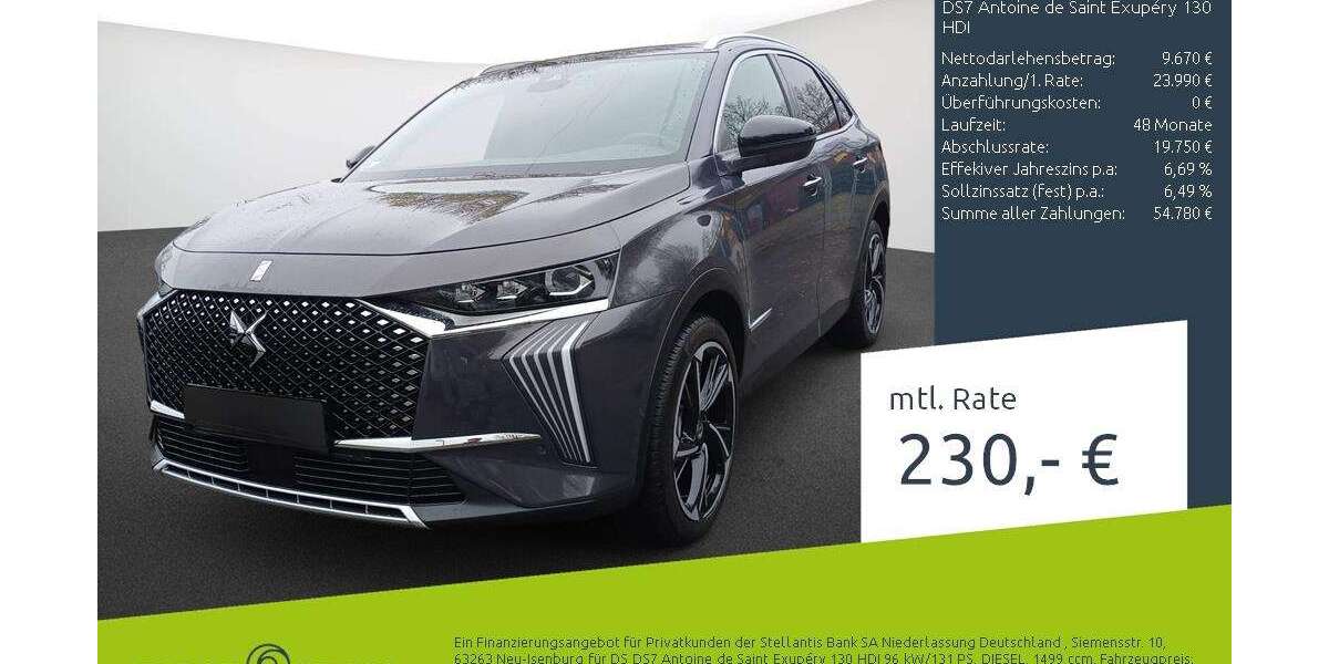 DS Automobiles DS 7 Crossback 5.723 km 33.660 &euro; Borken 46325