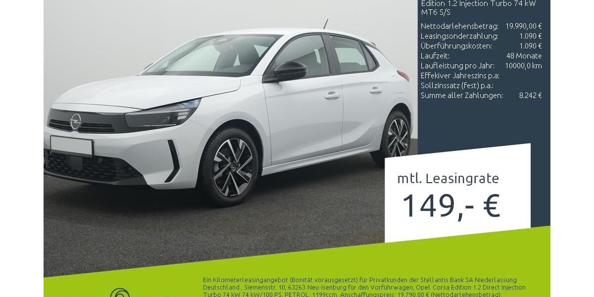Opel Corsa 1.500 km 18.989 &euro; Borken 46325