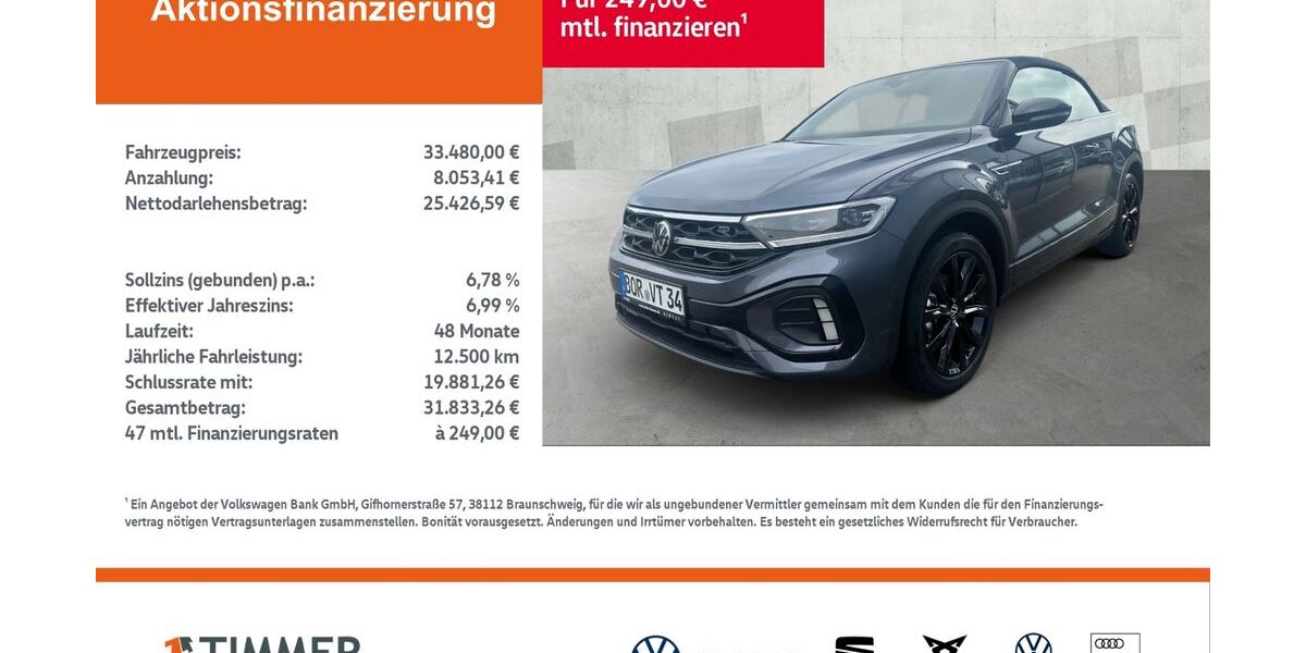 VW T-Roc 22.999 km 33.490 &euro; Dülmen 48249