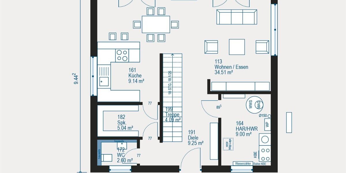 Individuelles Einfamilienhaus in Dorsten - Flexibles Ausbauhaus mit Komfort und Nachhaltigkeit - Einfamilienhaus Dorsten Altstadt | Angebot:27302827