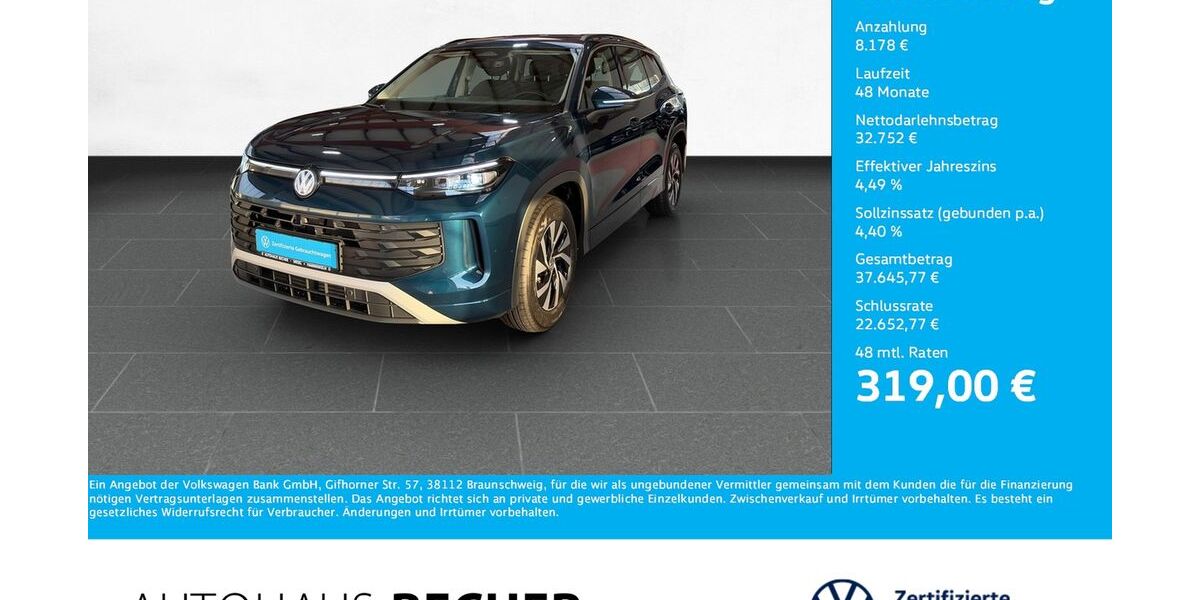 VW Tayron 10.206 km 40.930 &euro; Wesel 46485