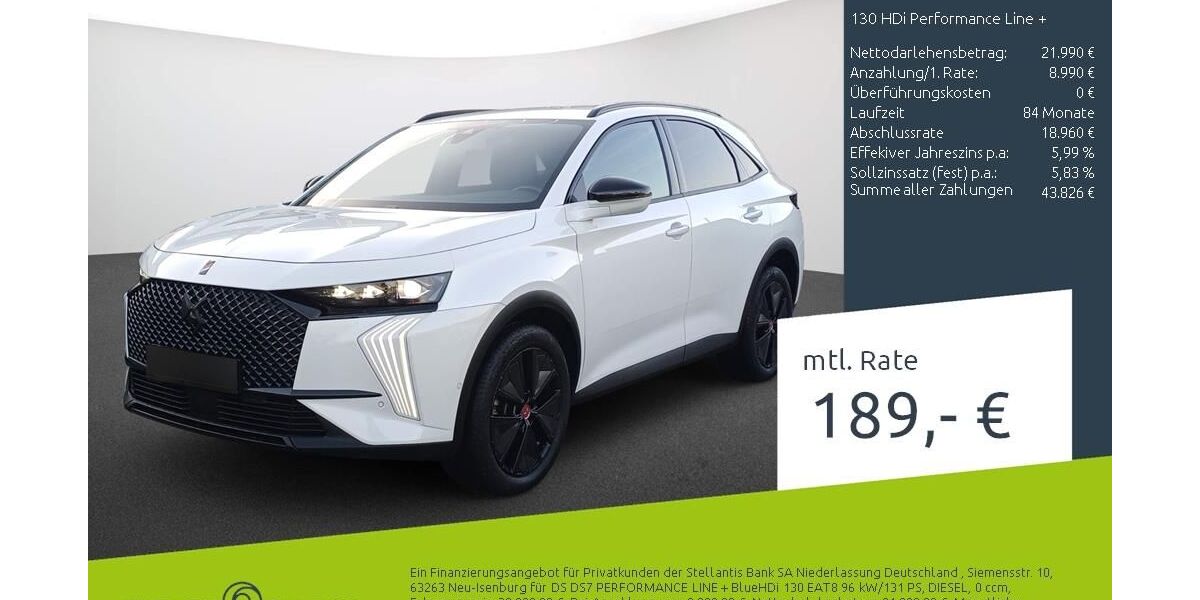 DS Automobiles DS7 (Crossback) 22.059 km 28.449 &euro; Borken 46325