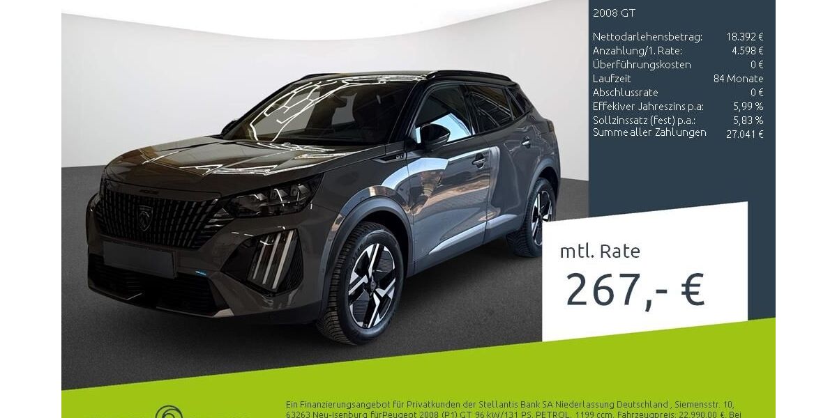 Peugeot 2008 30.814 km 22.989 &euro; Dülmen 48249