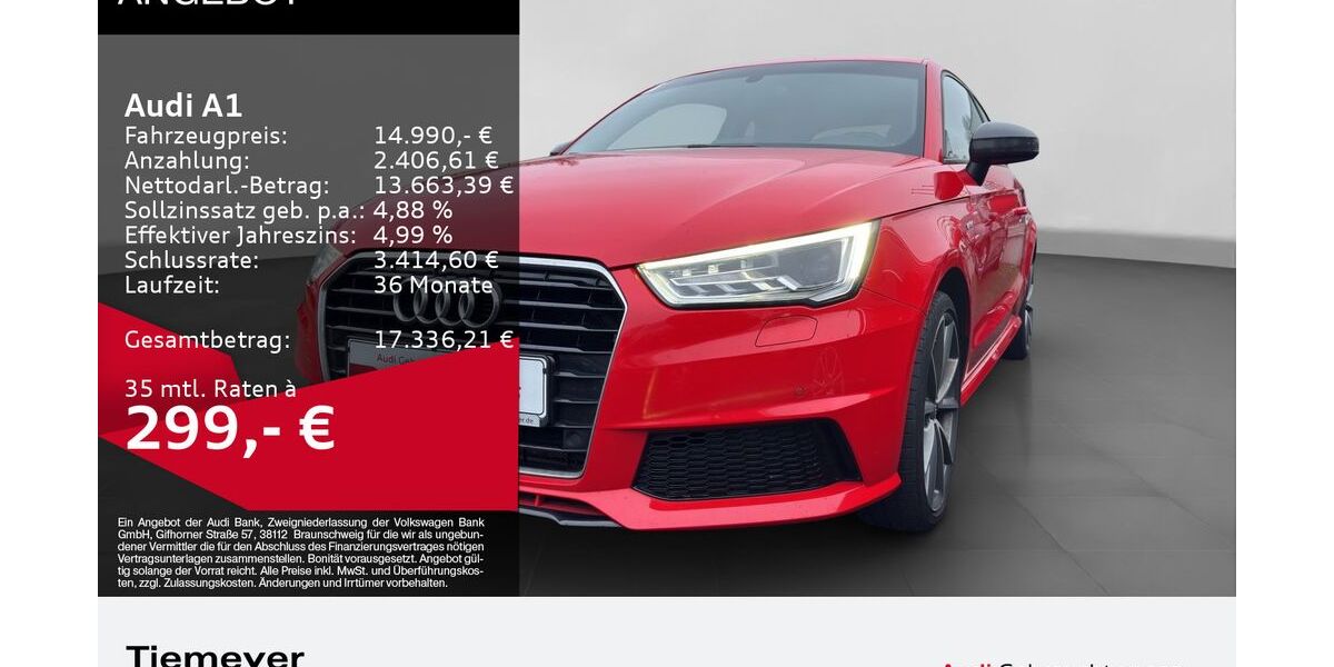 Audi A1 149.351 km 11.670 &euro; Dorsten 46284
