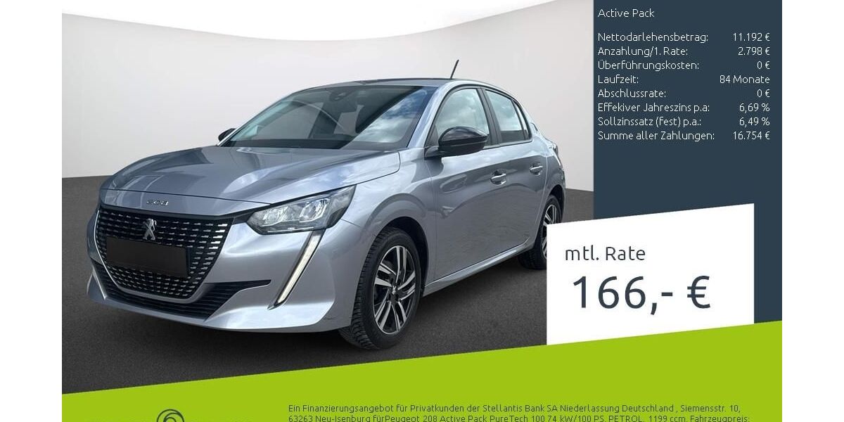 Peugeot 208 32.308 km 13.899 &euro; Dülmen 48249