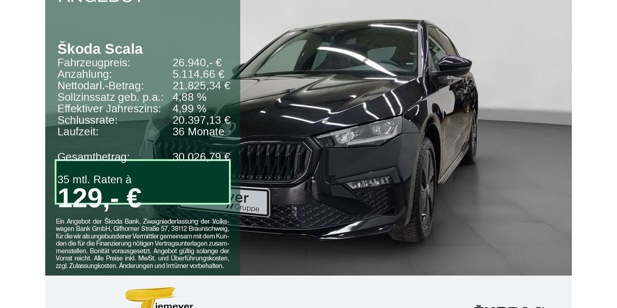 Skoda Scala 26.478 km 24.590 &euro; Bochum 44809