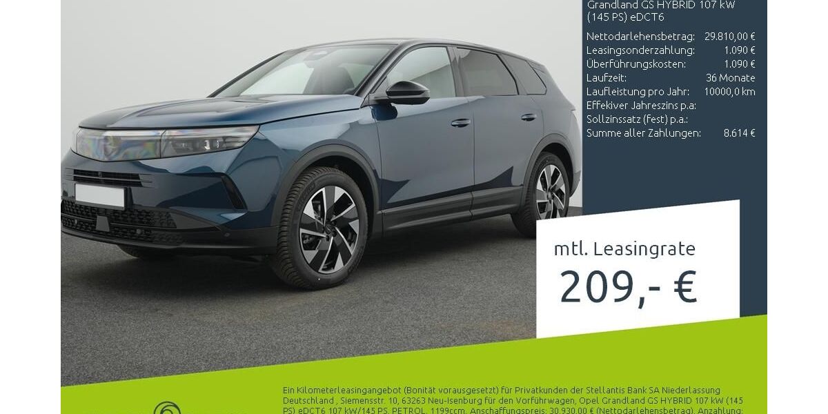 Opel Grandland (X) 7.270 km 29.320 &euro; Borken 46325
