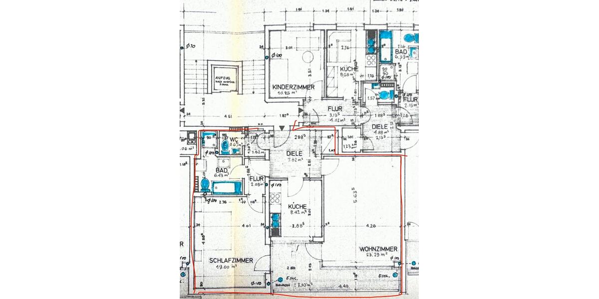 Etagenwohnung Herne Altenhöfen - 2 Zimmer, 76 m&sup2;, 215.000&euro; | Angebot:27231612