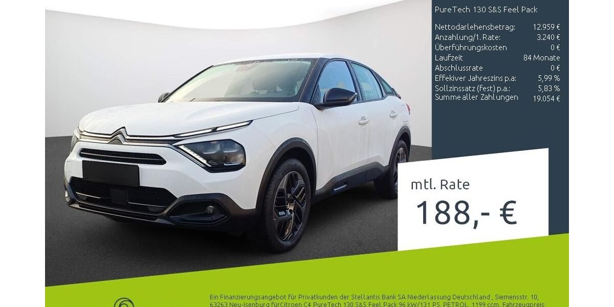 Citroen C4 21.399 km 15.735 &euro; Borken 46325