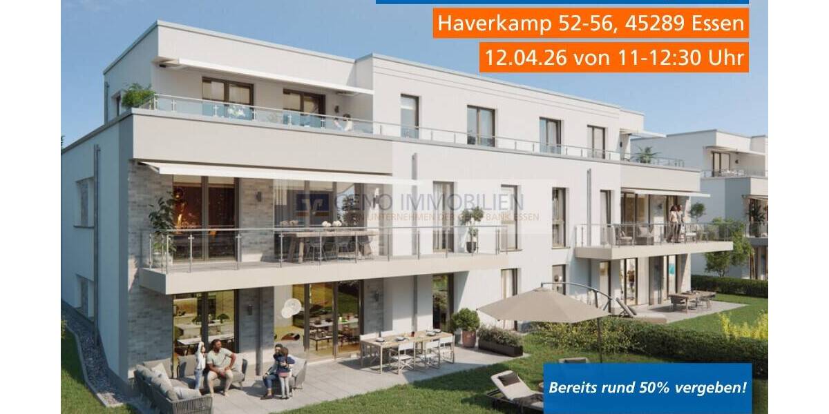 Etagenwohnung Essen / Burgaltendorf Burgaltendorf - 3 Zimmer, 99 m&sup2;, 545.000&euro; | Angebot:25708888