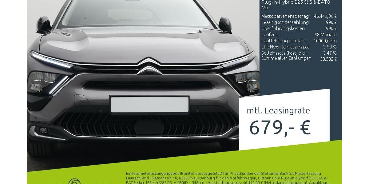 Citroen C5 X 7.000 km 43.520 &euro; Borken 46325